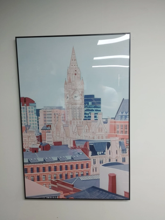 런던시계탑 유화그림 그림액자 인테리어액자 대형그림 팜 이미지