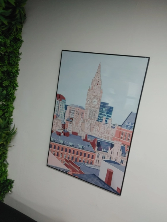 런던시계탑 유화그림 그림액자 인테리어액자 대형그림 팜 이미지