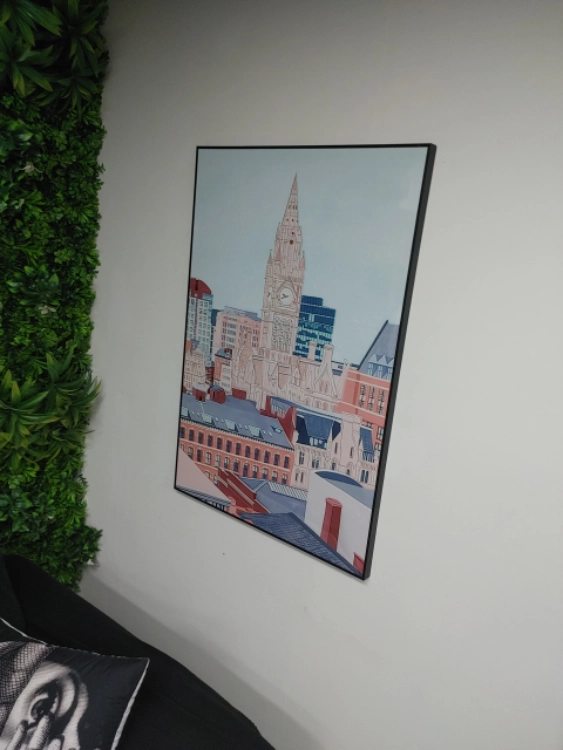 런던시계탑 유화그림 그림액자 인테리어액자 대형그림 팜 이미지