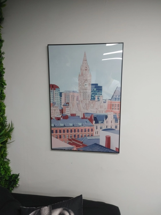 런던시계탑 유화그림 그림액자 인테리어액자 대형그림 팜 이미지