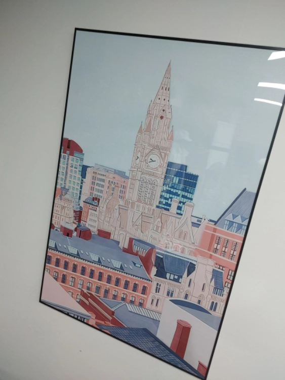런던시계탑 유화그림 그림액자 인테리어액자 대형그림 팜 이미지