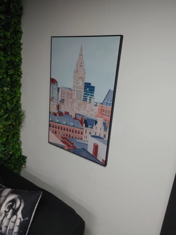 런던시계탑 유화그림 그림액자 인테리어액자 대형그림 팜 이미지