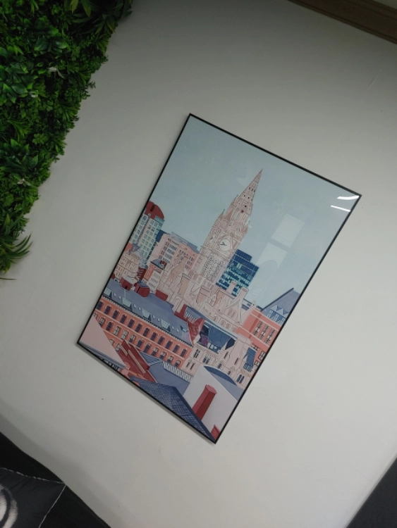 런던시계탑 유화그림 그림액자 인테리어액자 대형그림 팜 이미지