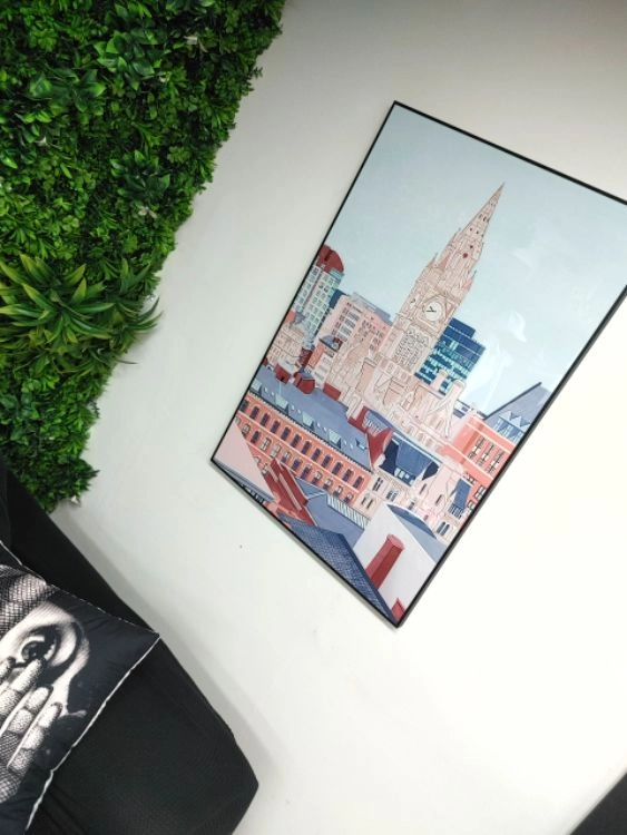런던시계탑 유화그림 그림액자 인테리어액자 대형그림 팜 이미지