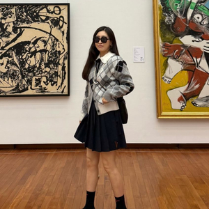 LCVY 코스모폴리탄줄라이 - 아가일챕터 가디건