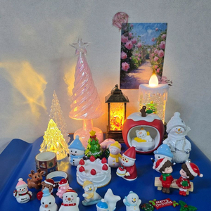 크리스마스 꾸미기 조명 소품 장식품 등 일괄