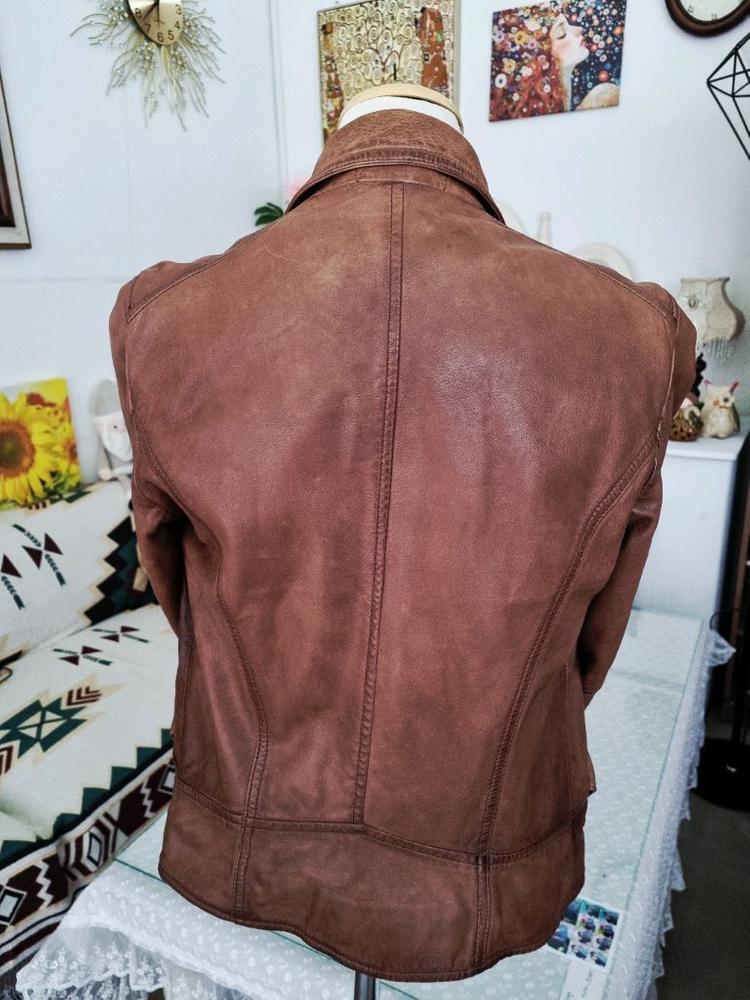 켄우드 가죽 자켓와 티(세트)--2