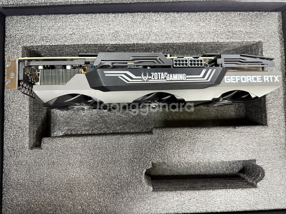ZOTAC 조텍 RTX 3080 Trinity 10g 그래픽카드--3