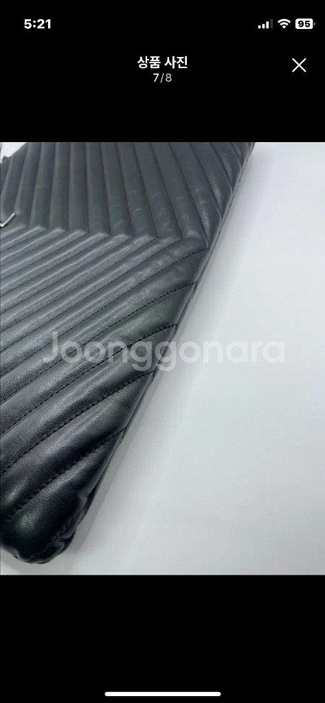 생로랑 클러치백 모노그렘 도큐먼트 홀더 클러치--6