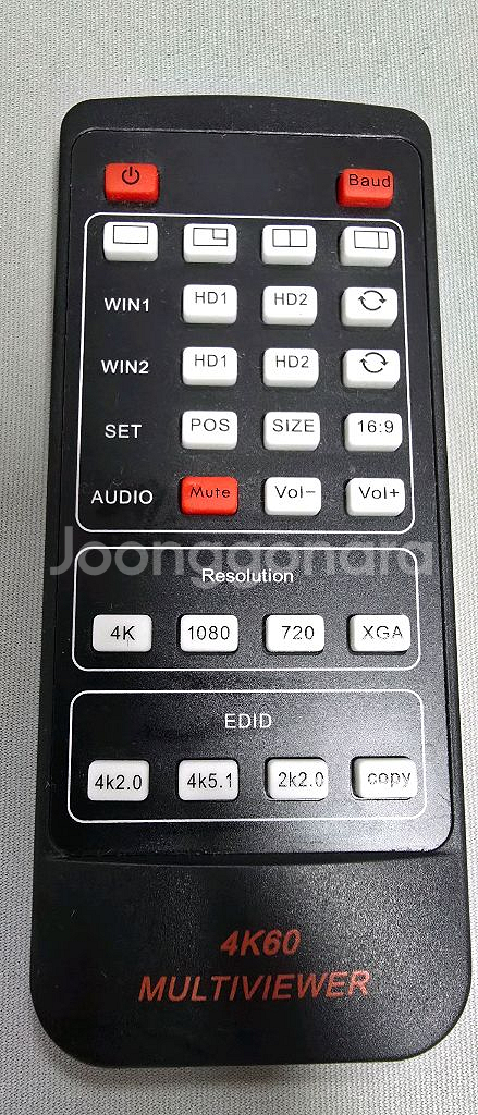 OREI 심리스 4K HDMI 멀티 뷰어 UHD-201MV 모델입니다--2