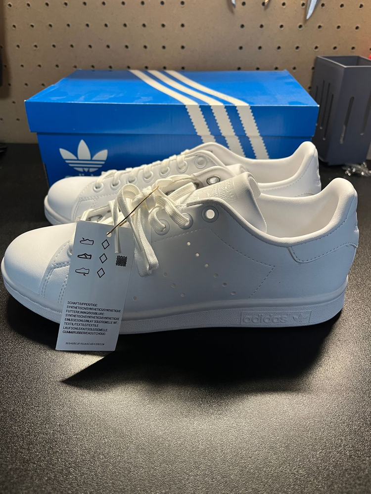 240mm 아디다스 오리지널 스탠스미스 올화이트 캐주얼 스니커즈 운동화 이미지