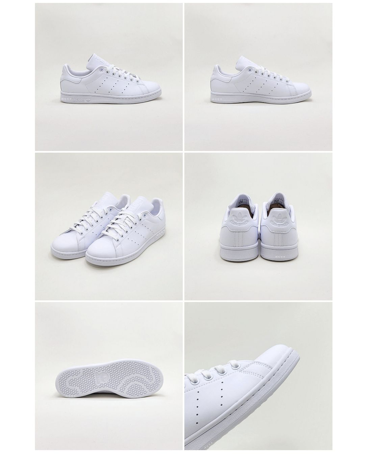 240mm 아디다스 오리지널 스탠스미스 올화이트 캐주얼 스니커즈 운동화 이미지