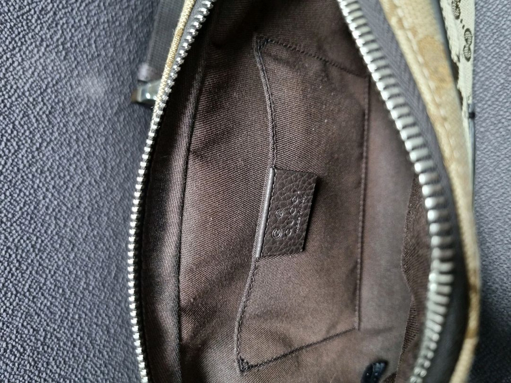 구찌 GG자카드 캔버스 벨트백 힙색 크로스백--7