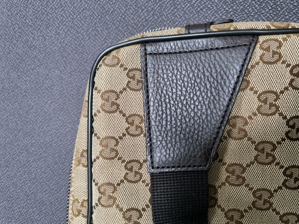 구찌 GG자카드 캔버스 벨트백 힙색 크로스백--8