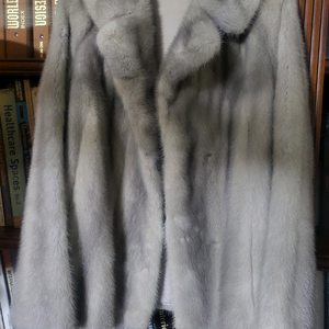 사파이어 밍크코트(통밍크)