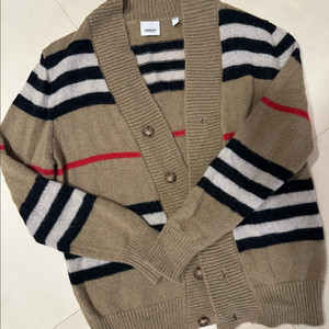 정품 버버리 니트 가디건xs