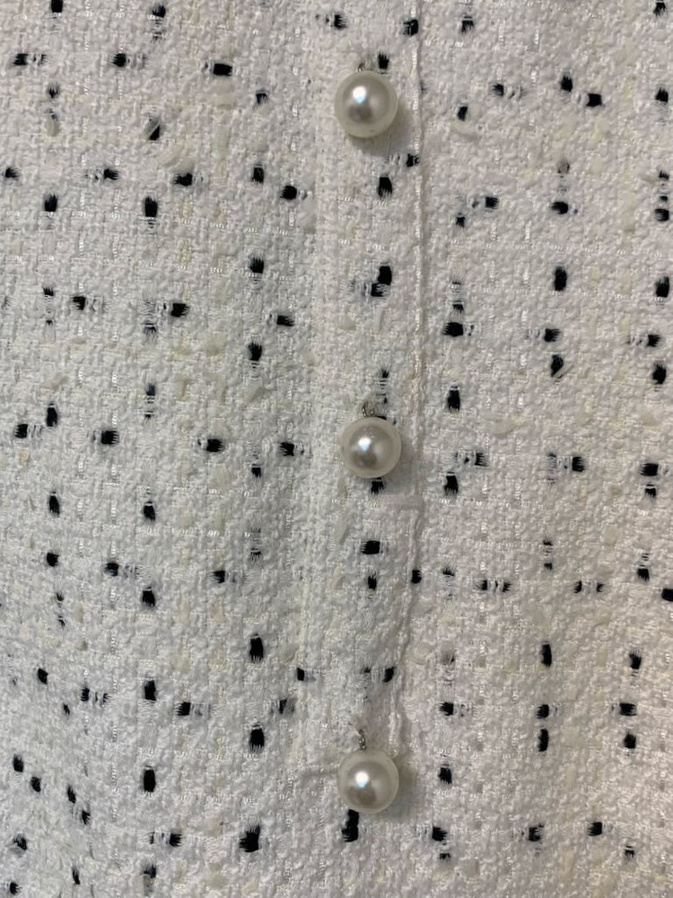 반팔 트위드 원피스--1