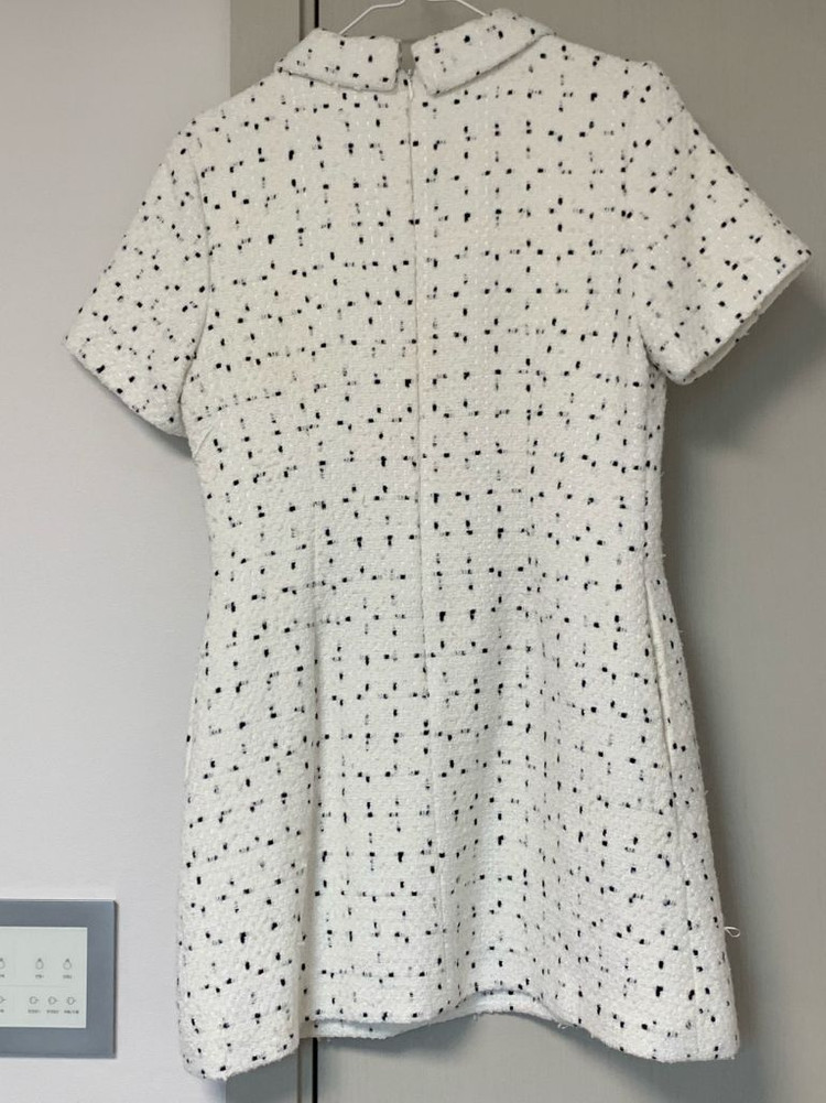 반팔 트위드 원피스--3