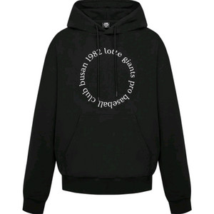 롯데자이언츠 오버핏 후드티 새제품