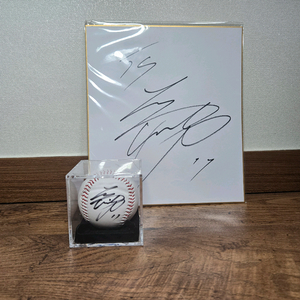 MLB LA다저스 오타니 친필 싸인볼 싸인지 세트