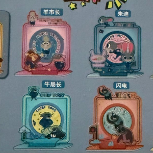 (새상품)한정판 이제는 단종되어 못구하는 주토피아 굿즈 아크릴스탠드