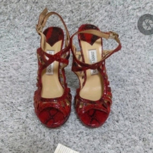 정품 지미추 여성구두