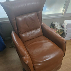 가죽 리클라이너 의자