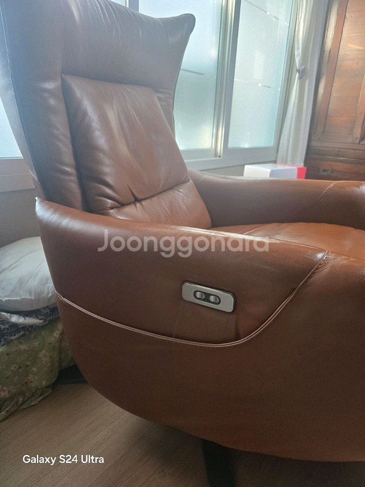 가죽 리클라이너 의자--1