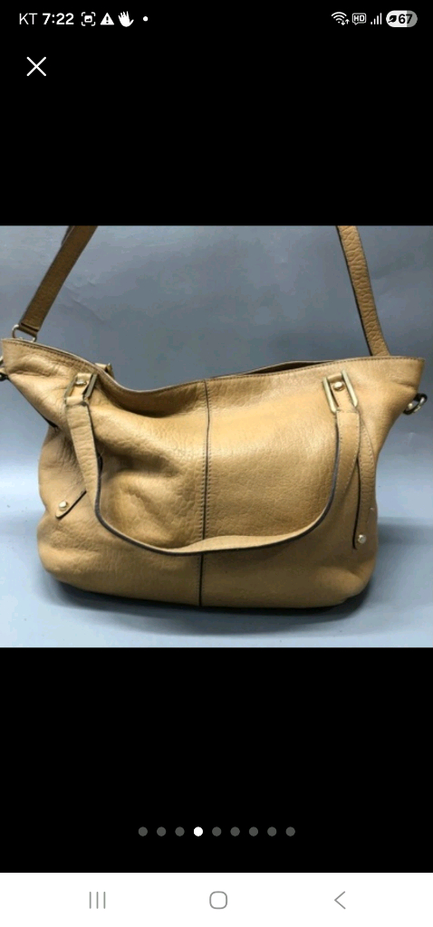 DAKS닥스 카멜베이직 토드, 숄더, 크로스백-(가로:42, 세로:26, 폭:17)--3