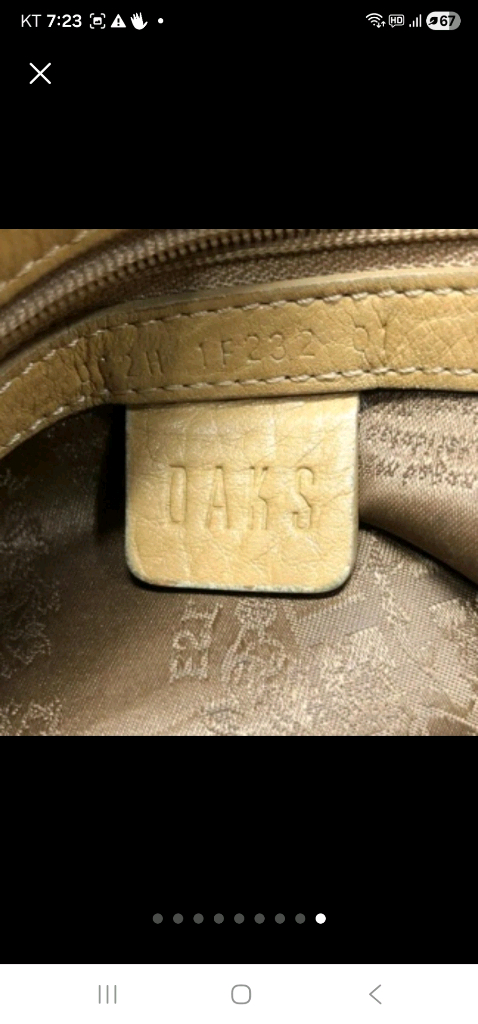 DAKS닥스 카멜베이직 토드, 숄더, 크로스백-(가로:42, 세로:26, 폭:17)--8