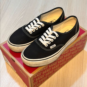 반스 어센틱 플랫폼 블랙 245 이미지