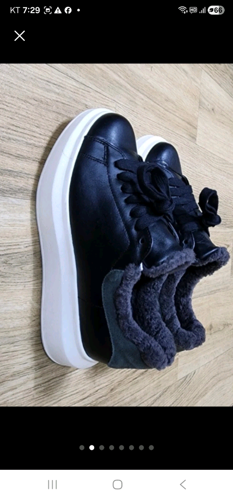 VERAWANG 베라왕 여성 키높이 방한, 보온화-(225)거의 새것에 가깝습니다--1