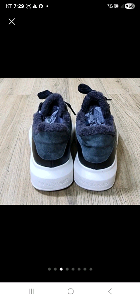 VERAWANG 베라왕 여성 키높이 방한, 보온화-(225)거의 새것에 가깝습니다--2