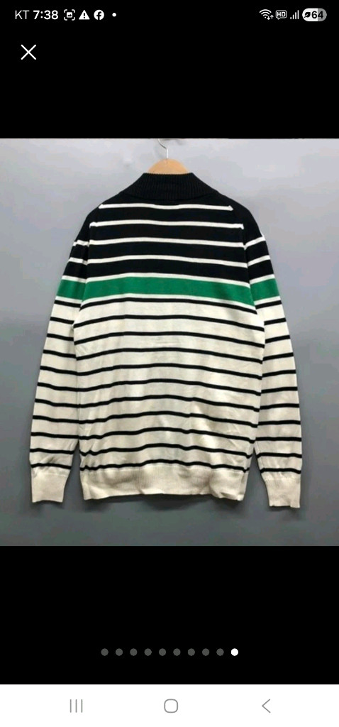 옴파로스 남성 반폴라넥 니트집업-(100)새 상품입니다--9