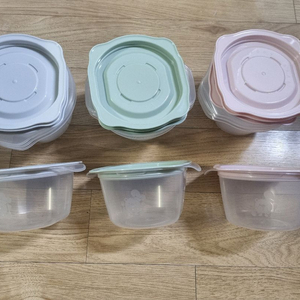 헤르조그 전자레인지 용기 24P 세트 새거 이미지