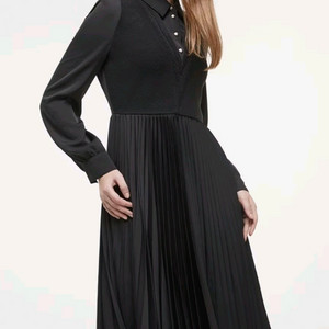 (새상품) 주크 쥬크 플리츠 원피스 블랙55 듀엘 오즈세컨 보브 지컷