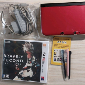 닌텐도 3DS XL 레드 , 브레이블리 세컨드 일괄 이미지