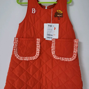 새상품 베베드피노 레이첼 컬팅원피스 110