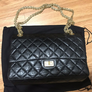 샤넬 2.55 빈티지 플랩백 미디엄 금장 (정품) 이미지