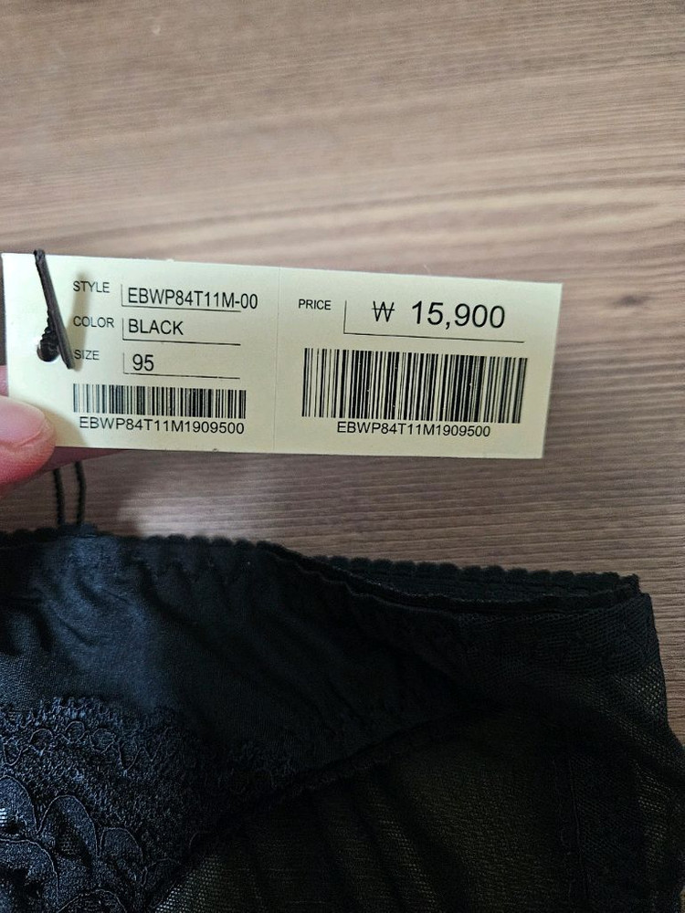 에블린 레이스 망사팬티 95 새상품--2