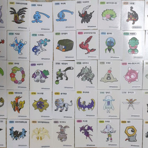 포켓몬스터빵 신상 시즌4 스티커 띠부띠부씰