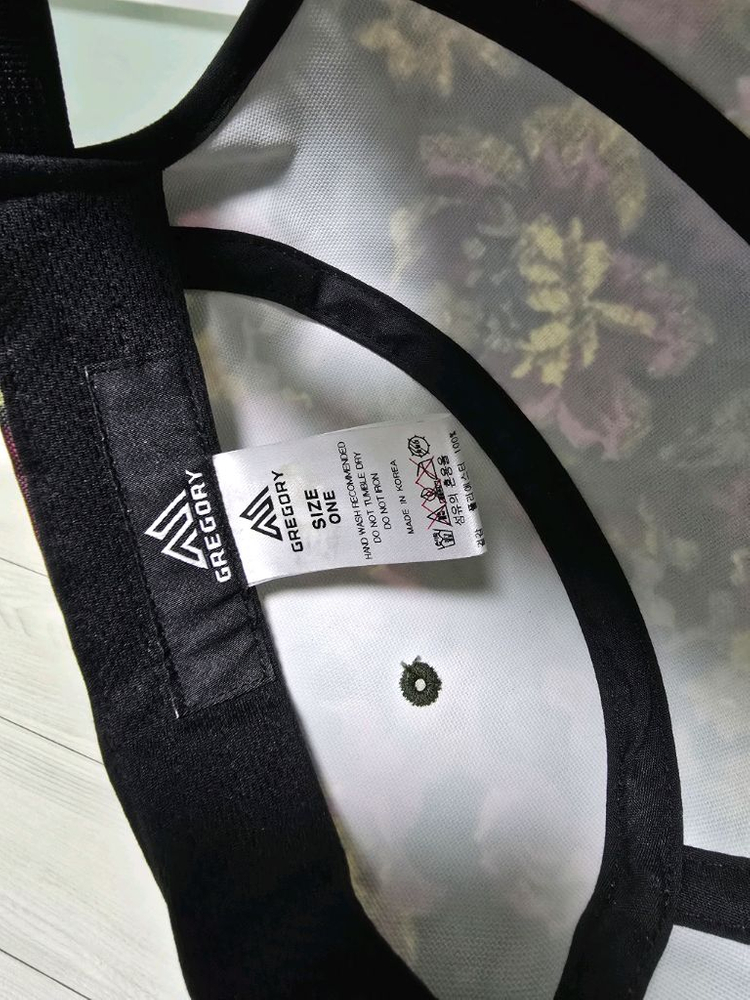 그레고리 올오버 캠프캡 상태좋아요 운포--6