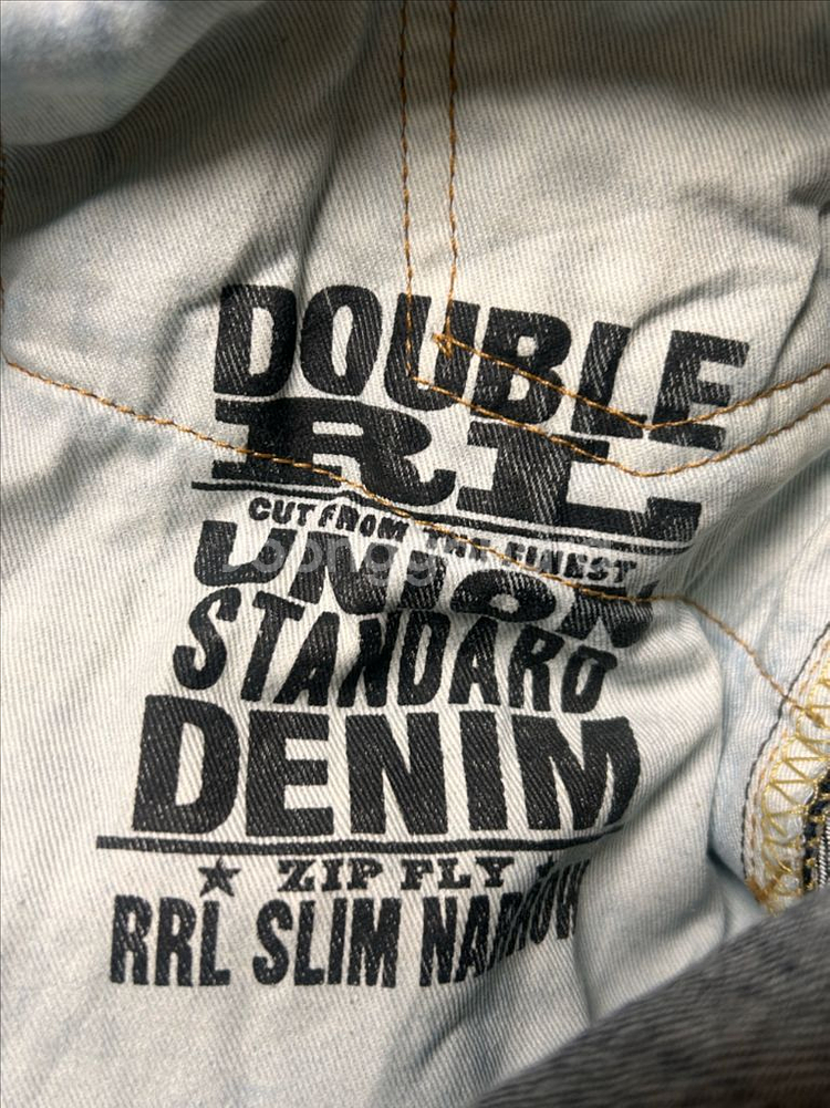 RRL(더블알엘) 스탠다드 데님 팬츠--4