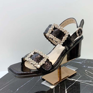 슈콤마보니 프리즘 크리스탈 버클 티아라 샌들 DG2AM18067(225)