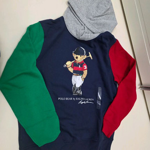 폴로 키즈 후드 기모 폴로 키즈 곰 베어 기모 후드티 새제품 XL/TG(18-20)