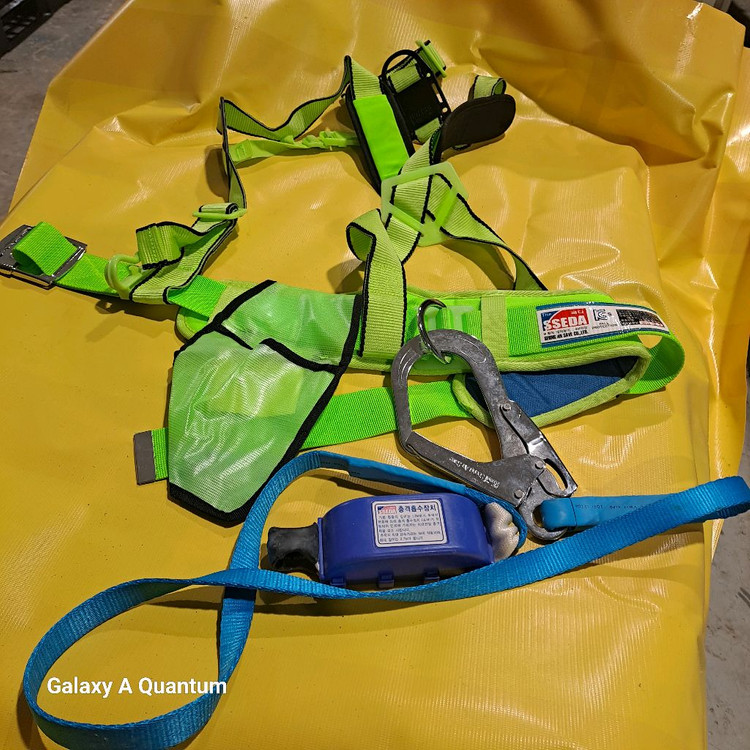 안전벨트 세트 건축.건설현장 낙하방지 안전벨트 이미지