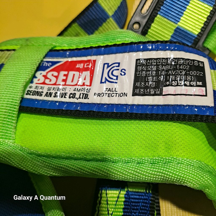 안전벨트 세트 건축.건설낙하방지 안전벨트 이미지