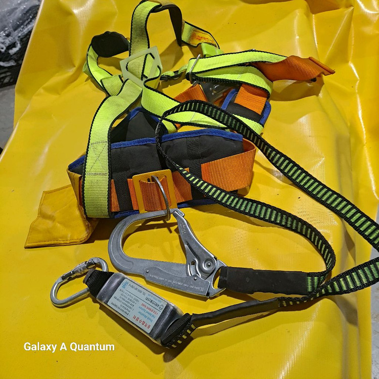 안전벨트 세트 건설 건축낙하방지 안전벨트 이미지