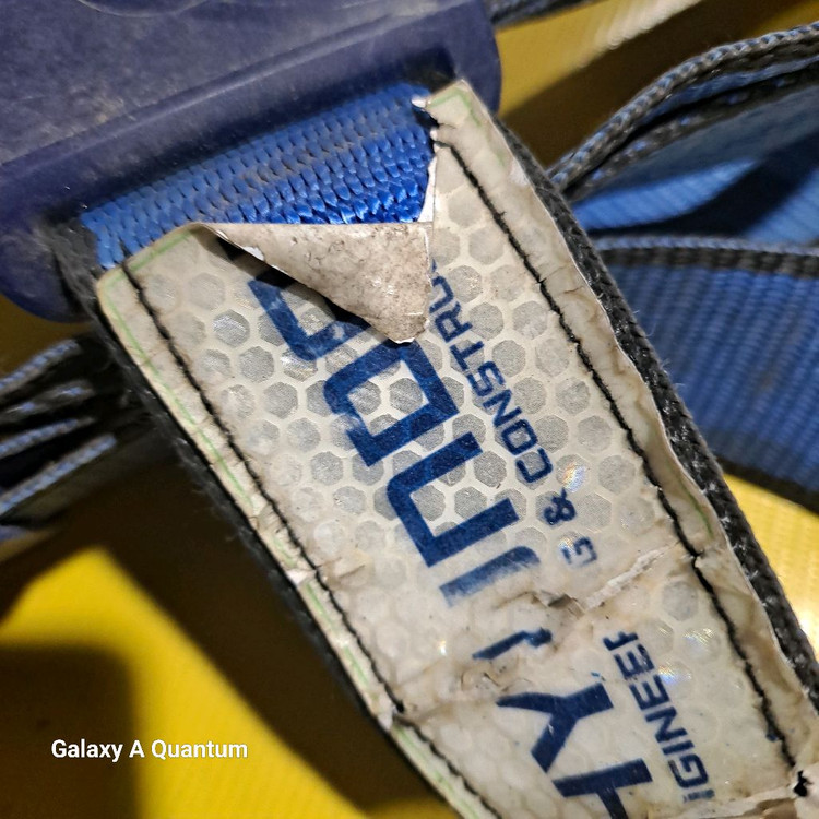 안전벨트 하강기 세트 건설 건축현장 낙하방지 안전벨트 이미지