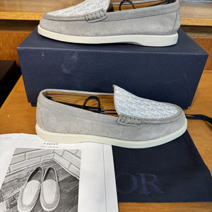 40/250-255)디올 오블리크 스웨이드로퍼